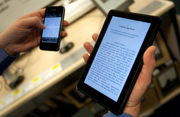 Ebooks-smartphones