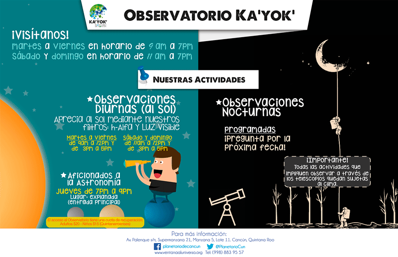 PLANETARIO OBSERVACIONES