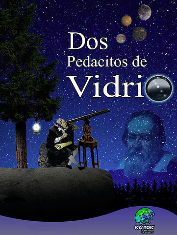 planetario proyeccion 2 pedacitos de vidrio