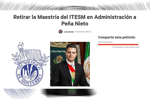 Tec-de-Monterrey-colecta-firmas-para-retirar-maestría-a-Peña-Nieto