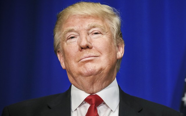 FORT WORTH, TX - FEBRUARY 26:  Republican presidential candidate Donald Trump speaks at a rally at the Fort Worth Convention Center on February 26, 2016 in Fort Worth, Texas. Trump is campaigning in Texas, days ahead of the Super Tuesday primary.  (Photo by Tom Pennington/Getty Images)