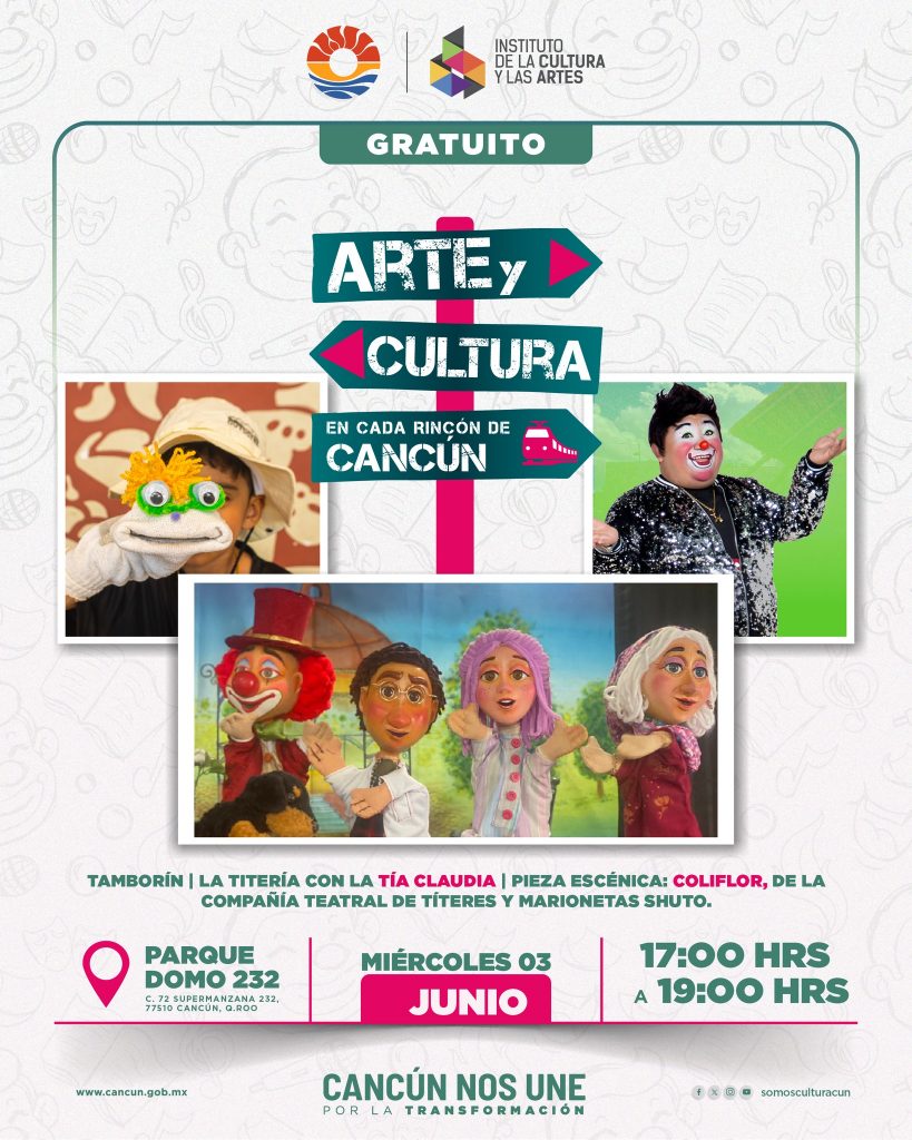Arte y cultura llegan a la Región 232 con teatro de títeres gratuito
