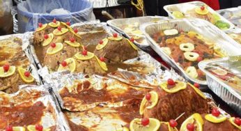 Pavo, ponche y espagueti, platillos de cena navideña en ‘El Torito’