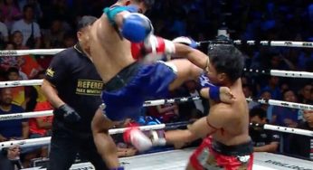 A lo ‘Mortal Kombat’, noquea a su rival