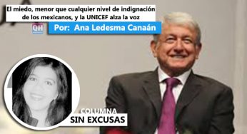 El miedo, menor que cualquier nivel de indignación de los mexicanos, y la UNICEF alza la voz