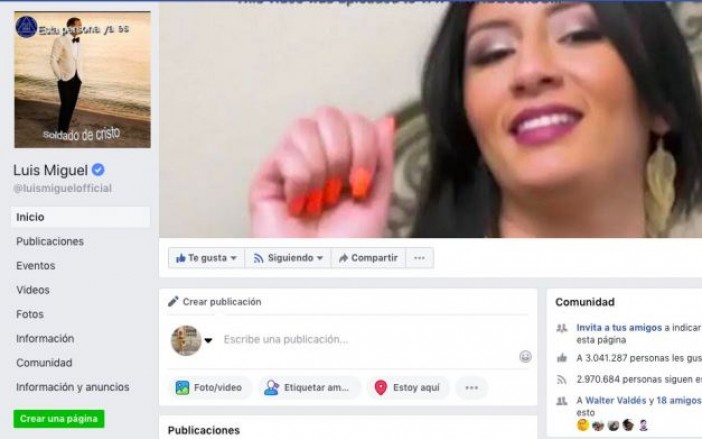 Hackean facebook de Luis Miguel