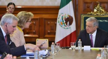 Se reúne López Obrador con la princesa Astrid de Bélgica