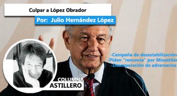 Culpar a López Obrador