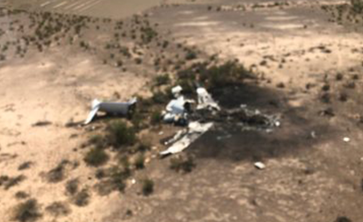 Encuentran avión desaparecido en Coahuila; procedía de Las Vegas