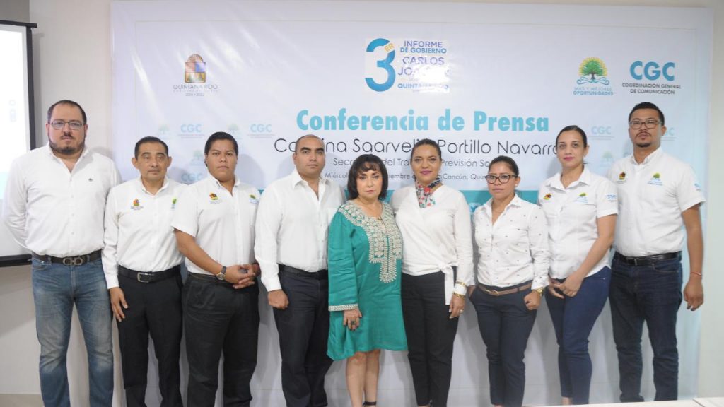 Encabeza titular de la STyPS Quintana Roo “El Informe a Detalle” en Cancún
