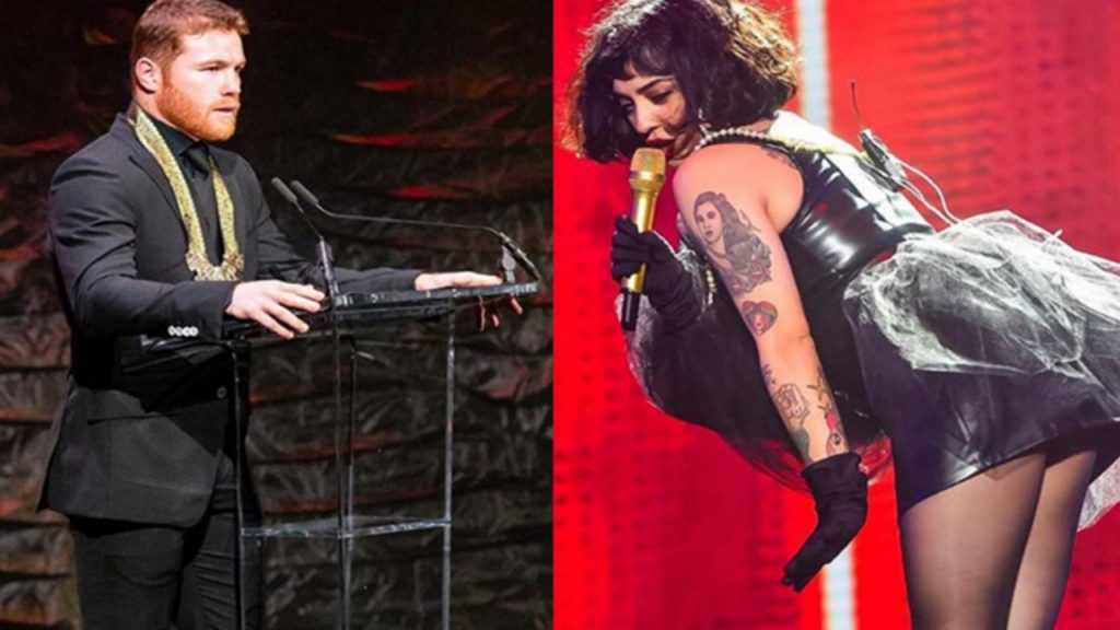 ‘Canelo’ Álvarez y Mon Laferte se echan un palomazo y sorprenden a todos