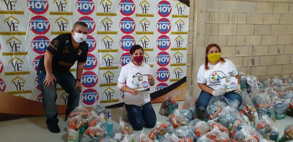 Fundación Yantra y Quintana Roo Hoy, lanzan caravana de ayuda alimentaria