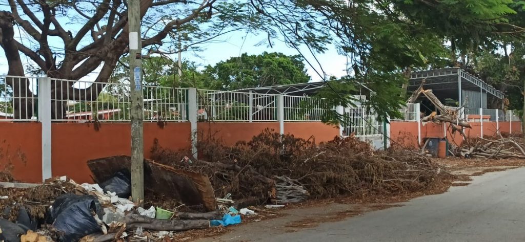 Denuncian otra primaria abandonada tras el paso de Delta
