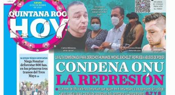 Condena ONU la represión; Michel Bachelet reprueba abusos de poder del 9N