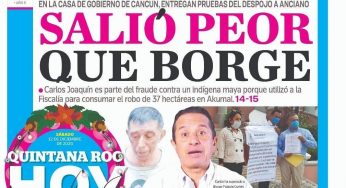 Carlos Joaquín salió peor que Borge