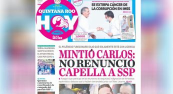 Mintió Carlos Joaquín; no renunció Capella a la s