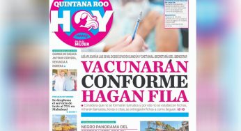 Vacunarán conforme a fila