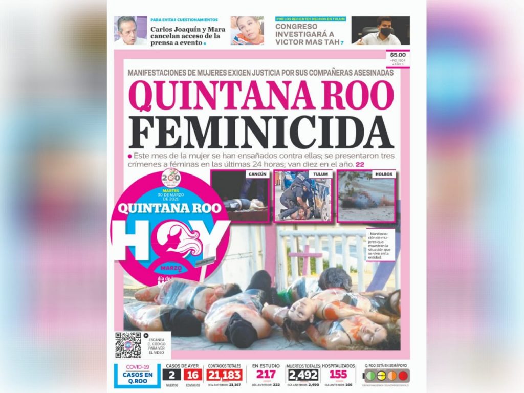 Quintana Roo, estado feminicida