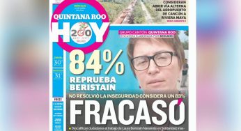 84% desaprueba a Laura Beristain