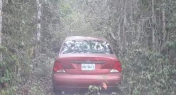 Hallan un encajuelado en Bacalar