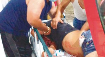 Lo truenan a balazos en la 260