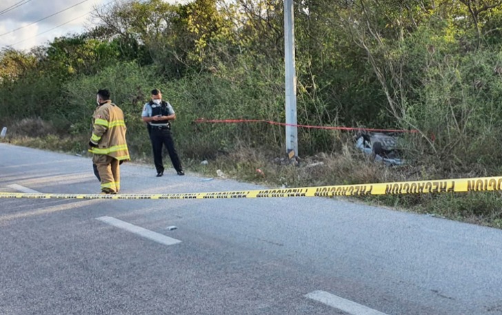 Fatídico choque en Bahía Petempich