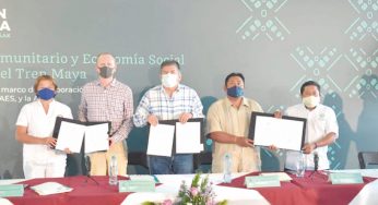 Tren Maya sella convenios, ampliarán los beneficios del proyecto ferroviario