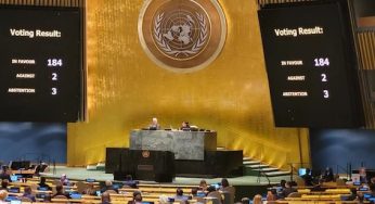 Rechazan bloqueo contra Cuba con 184 votos a favor