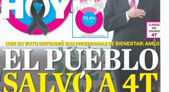 El pueblo defendió a la 4t: Andrés Manuel López Obrador