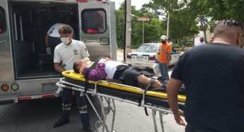 Sacuden a motociclistas en la Región 247