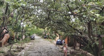 Grace afecta zona turística de Tulum la madrugada del Jueves