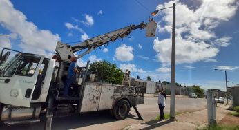 Regidores donan lámparas pero son insuficientes