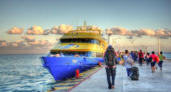Caos en terminal marítima de Cozumel