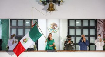 Encabeza Mara grito de independencia en Benito Juárez