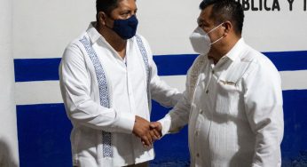 Marciano Dzul Caamal encabeza cambio de mando y presenta a Hugo Zabaleta Aparicio al frente de la Dirección de Seguridad Pública Municipal