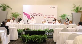 INE realiza el Foro Estatal sobre Distritación Electoral en Quintana Roo