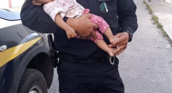Rescata Policía Quintana Roo Benito Juárez a bebé