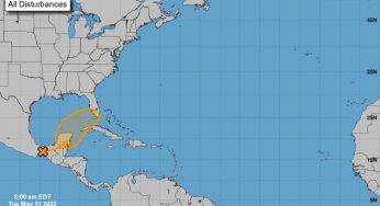 Los remanentes de Agatha, una línea seca en el norte de México y un canal de Baja Presión
