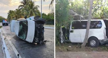 Dos accidentes ocurrieron en la mañana en complejo hotelero de Cancún