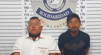 Aseguraron a Johnny “N” y Antonio “N” , ambos de 30 años dedad, originarios de Yucatán