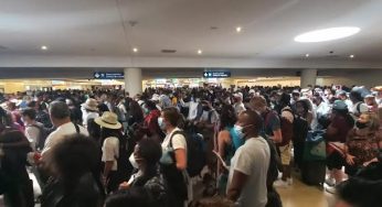 Durante el fin de semana a reventar el Aeropuerto de Cancún
