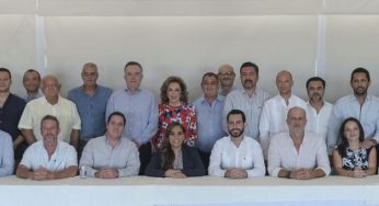 Mara Lezama estrecha lazos con empresarios
