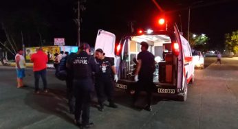 Hospitalizan a mujer tras aparatoso accidente en Chetumal