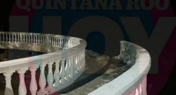 Colapsa mirador en el bulevar Bahía de Chetumal