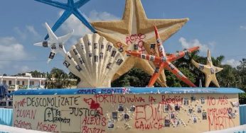 Monumentos de Cancún en el abandono, acusan indiferencia por parte del Ayuntamiento