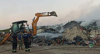 Exceso de desechos detrás del incendio en basurero de Holbox