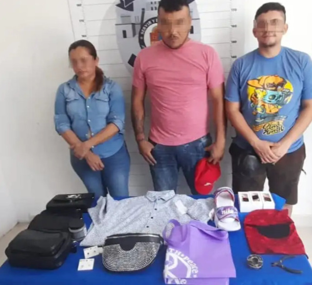 Detienen a tres personas por el delito de robo