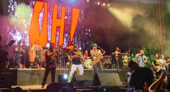 Concierto de Panteón Rococó en el autódromo de Cancún.