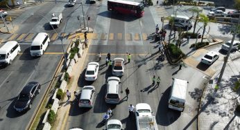 CONCIENTIZA DIRECCIÓN DE TRÁNSITO A CONDUCTORES SOBRE SEMÁFOROS PEATONALES INCLUSIVOS EN CANCÚN