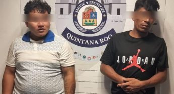 Detenidos por robo a comercio en la Región 253 de Cancún